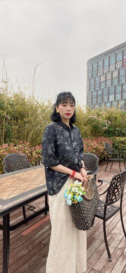 纯苎连衣裙小衫裤子裙子衬衣 时尚风 风淑女风休闲风，女装连衣裙，川哲