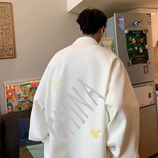 麂皮绒夹克男大码立领褂子外套JK85208-P68加绒款-P78，男装夹克，电商A040
