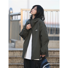 1506A/GG1010/P59冬季日系印花冲锋衣男女宽松连帽夹棉1，男装夹克，星座1506A