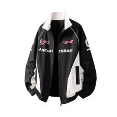 立体白底印花潮牌立领机车夹克男:聚酯纤维JK77979P68控108，男装夹克，星座226-2