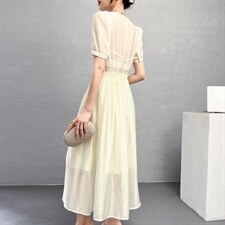 2022新款夏季波西米亚风连衣裙，女装连衣裙，序儿