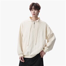 卫衣男春季新款港风宽松提花大码长袖T套头上衣WY9975-特P42，男装T恤，星座214-3