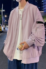 新款飞行夹克男美式复古棒球服外套高街潮牌CYJK9271P-75控价109，男装夹克，电商A128