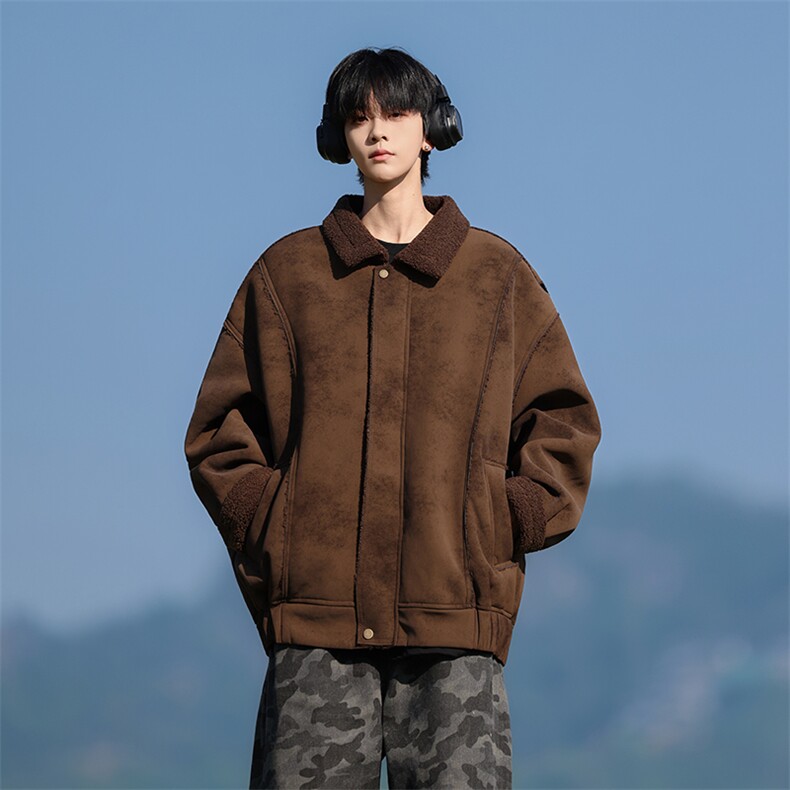 M9619-P110冬季美式新款皮毛一体棉衣,男装棉衣,星座109