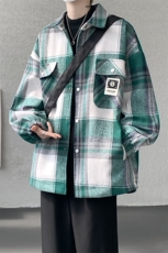 夹克男秋冬季新款港风宽松加厚泥料外套上衣JK712-P68，男装夹克，星座214-3