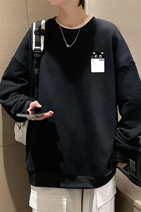8XL圆领卫衣男超大码胖子肥佬大号长袖t恤S6397-P28图片