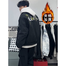 1506-1/GSS8540/P63美式复古街头花卉图案秋冬款夹克潮牌棒球，男装夹克，星座1506A