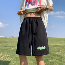 短裤男夏季新款美式高街嘻哈潮流休闲裤Q233P24，男装休闲裤，星座1116-2