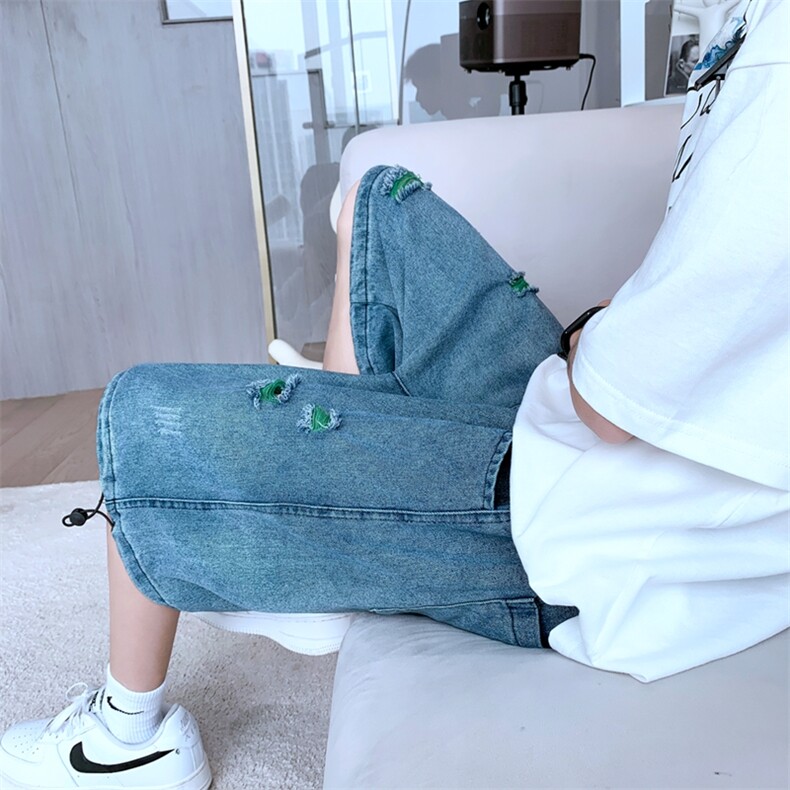 潮流春季牛仔裤男牛仔短裤ND210P38,男装牛仔裤,星座1116-2