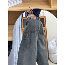 美式复古阔腿牛仔裤ZK0441-P45，男装牛仔裤，星座313A(原308A-2)