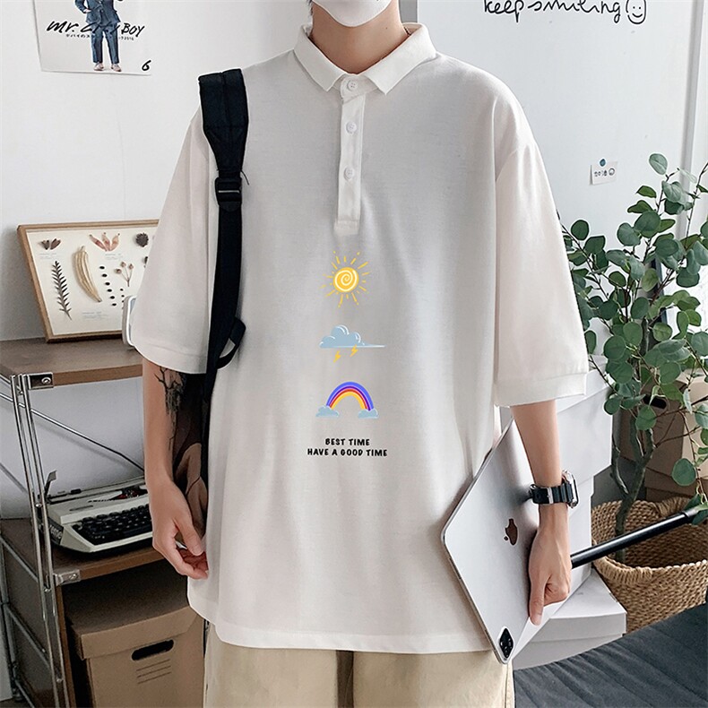 PL57141-P35翻领短袖polo衫男大码胖子半袖t恤男有领保罗衫模特,男装Polo衫,电商A040