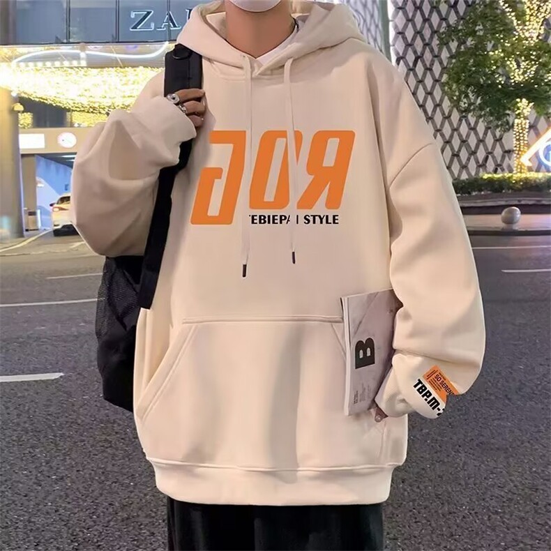 高街潮牌美式卫衣男春秋季2025新款宽松帽衫男装外套连帽重磅上衣,女装短外套,星座506A