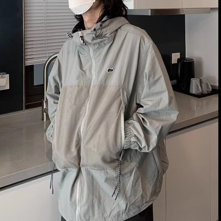 2025户外薄款防晒衣女生夏季透气运动百搭外套防紫外线防晒服旅游,男装防晒衣,星座506A
