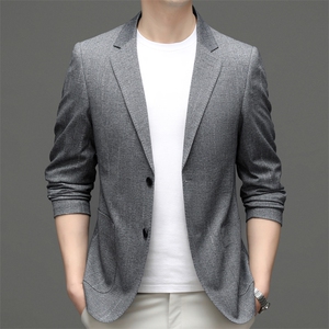 M5551-1钱塘2020-3春夏新款男士商务休闲西服简约百搭外套P135图片