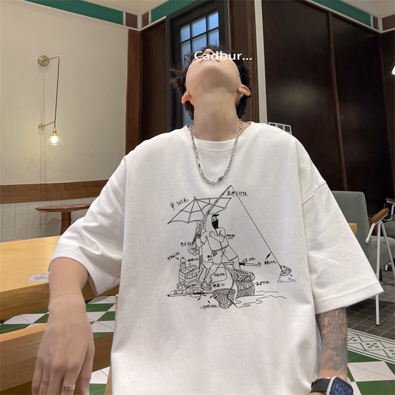 量大优供视频230g重磅纯棉短袖t恤男XT533-特P19,男装T恤,电商B371