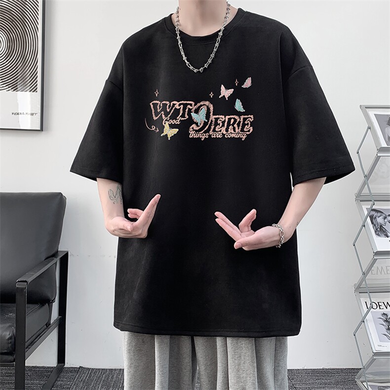 麂皮绒短袖t恤男大码半袖男JD82443-P25,男装T恤,电商A040
