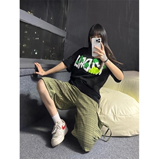 网图有货葡萄网球毛巾绣短袖T恤男女情侣刺绣宽松上衣A470-P35，男装T恤，星座1505