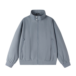 新款硬汉风户外夹克男立领纯色上衣冲锋衣外套DSA157B-JK7868-P70图片