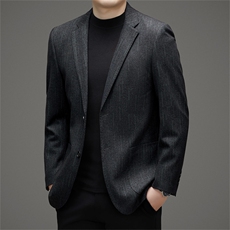 秋冬时尚新款男士商务休闲西服韩版西装修身单西外套QS3236-P165，男装西服，星座1105-3