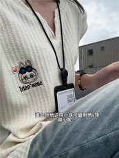 XZ809A/FFF07/P35/控48肌理感绣花labubu背心T恤，男装背心/马甲，星座809A(原222-1)