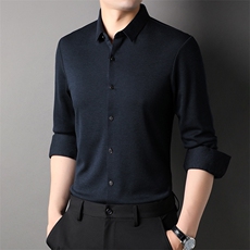 AG88155钱塘2020-3春季新款中年男士时尚休闲衬衫T桖高品质P70，男装衬衫，钱塘207-3