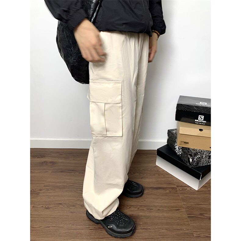B221美式ins街头hiphop宽松工装休闲裤子LK23122-P65控88,男装休闲裤,电商B221