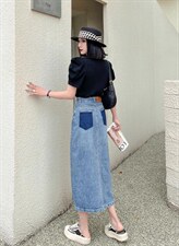 夏装现货牛仔裙，其它，坚持到底