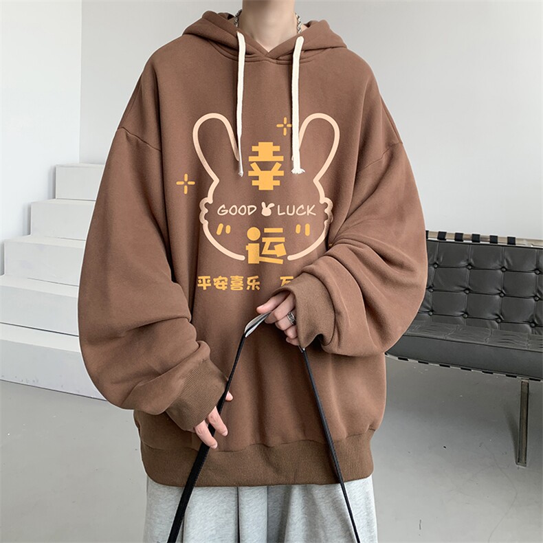 连帽卫衣男大码运动服帽衫外套WY2297-P35加绒款-P40,男装卫衣,电商A040