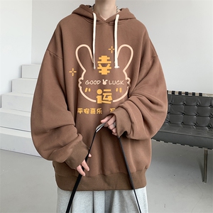 连帽卫衣男大码运动服帽衫外套WY2297-P35 加绒款-P40图片