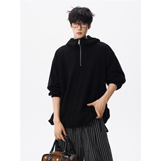 【现货】WY5520-P45特控78大码高克重连帽拉链套头卫衣外套，女装短外套，电商D232
