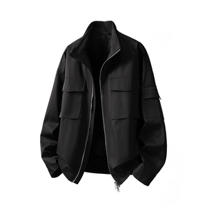 1立领多口袋工装大码M-5XL夹克男：100%聚酯纤维JK77987P85控138图片