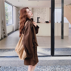 现货主推25秋时尚休闲2C326-W308-上衣P175-K268-半裙P110-K168，女装套装/套裙，2C326