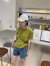 现货新款夏多色罗纹上衣，其它，主品