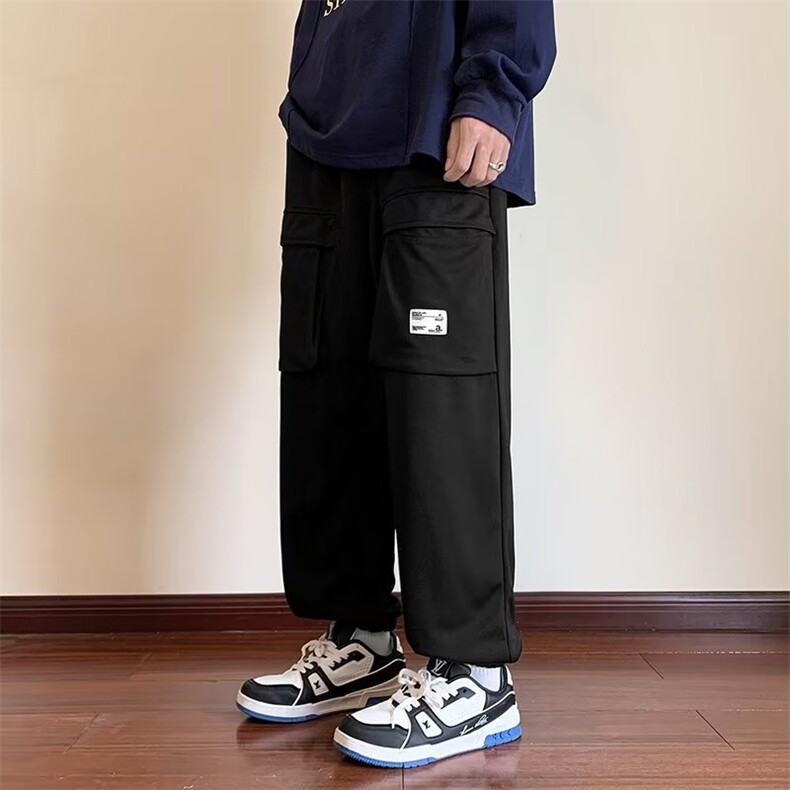 218-1-P50-X03新款时尚休闲宽松百搭潮男工装卫裤,男装休闲裤,四季星座218-1