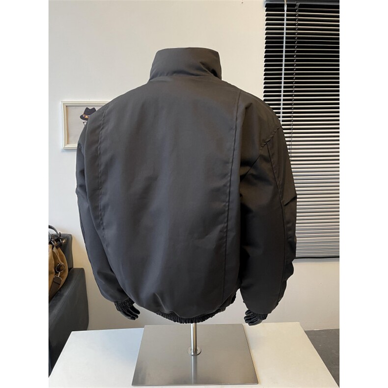 现货！街头感百搭立领宽松休闲冬季棉服-LK80203-特批90,男装棉衣,电商A061