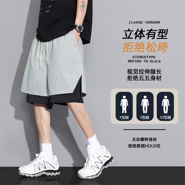 现货夏季工装短裤男ins潮牌休闲百搭潮流痞帅五分裤D02517-P43,男装牛仔裤,星座308B-2
