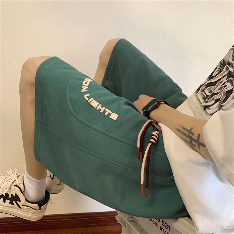DK989-P45控58抖音重磅320克短裤男菠萝格运动五分裤,男装休闲裤,电商B369（原A024）