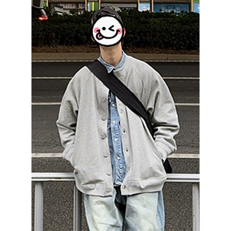 特批P36无差价秋新抖音慵懒风开衫卫衣男士大码宽松外套W2338,男装卫衣,电商A001