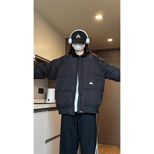 自家图 短款飞行立领棉服男宽松加厚保暖情侣厚外套 MY21-P78图片