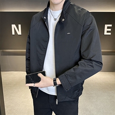 2025秋款店主风夹克男立领休闲外套纯色上衣男百搭B317/7288/P115，男装夹克，电商B317