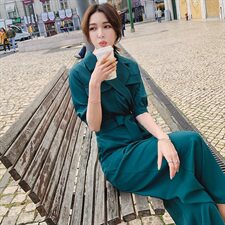 已出大货2021夏季新款连体裤浙宝300原8606/Z81/P115178，女装裤子，郎佰婉