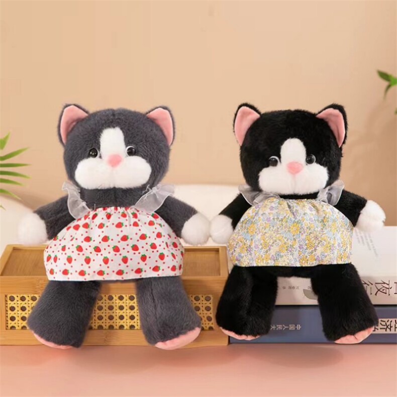 欧貂裙子猫，海宾毛绒玩具