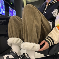 冬季加绒加厚休闲裤男灯芯绒D329-QM568-P65-控88，男装卫衣，电商D329