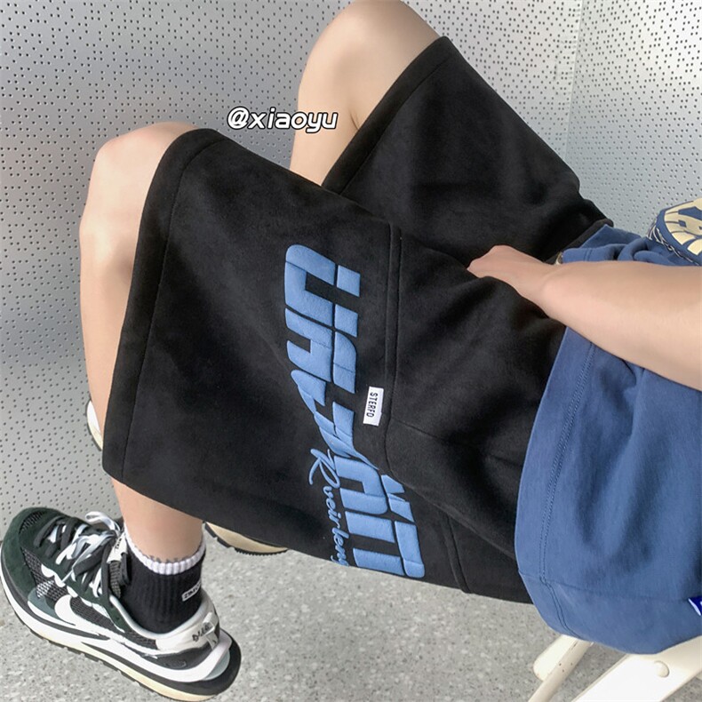 XZ616夏季新款麂皮绒发泡短裤休闲裤TY850P45控58，男装牛仔裤，星座512A（原616）