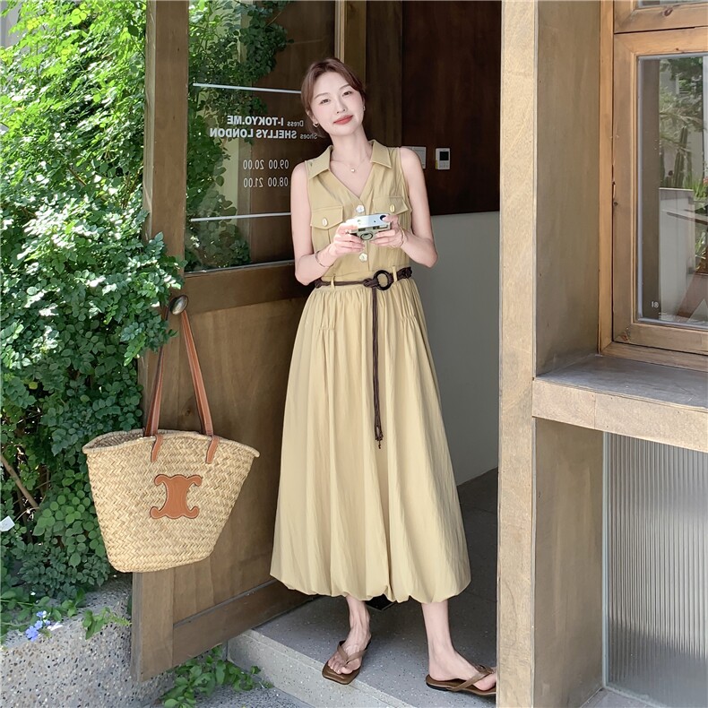 夏季休闲工装衬衫连衣裙2C122-F160-P150-K218,女装连衣裙,2C122