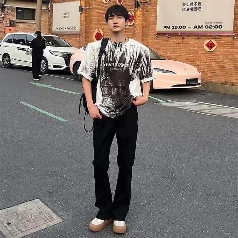 2024美式牛仔裤男款春季长裤潮K787P62,男装牛仔裤,星座1116-2