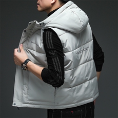 XS98810男式2021新款立领加棉背心无袖坎肩加厚马甲P118，男装棉衣，电商B360