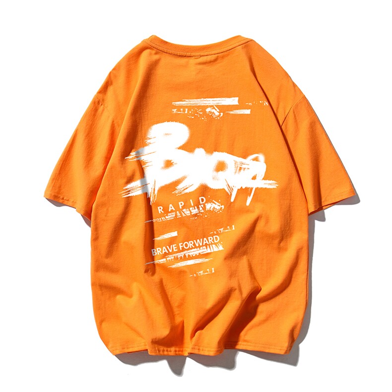 T恤潮流圆领男港风印花2023新款白底平铺时尚DS-B299-ZY1211P25,男装T恤,电商A061-1