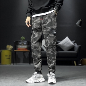 男春秋束脚迷彩裤 弹力工装裤5032-1_388(M-4XLP50 5XL-9XLP60)图片