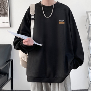 麂皮绒卫衣男大码重磅长袖t恤男 JW81350-P35图片